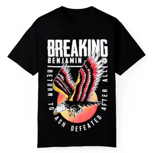 Baddie Breaking Benjamin Shirt Retro Grunge Benjamin Burnley Fan Heavyweight Cotton HY4387