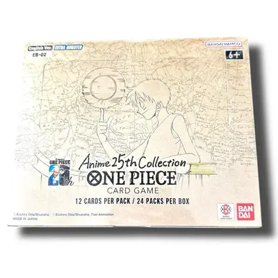one piece 25th anniversary booster box english One Piece Card Game Extra Booster Anime 25th Collection Box EB02 English  Ver