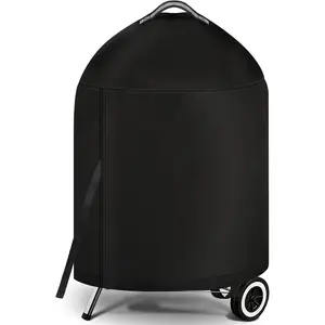 Grill Cover for Weber 22 Inch Charcoal Kettle- Heavy Duty Waterproof BBQ Cover for Weber Char-Broil 22 Inch Charcoal Kettle Grills NoBrand