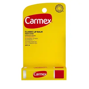 Carmex Medicated Classic Lip Balm Original 0.15 Oz