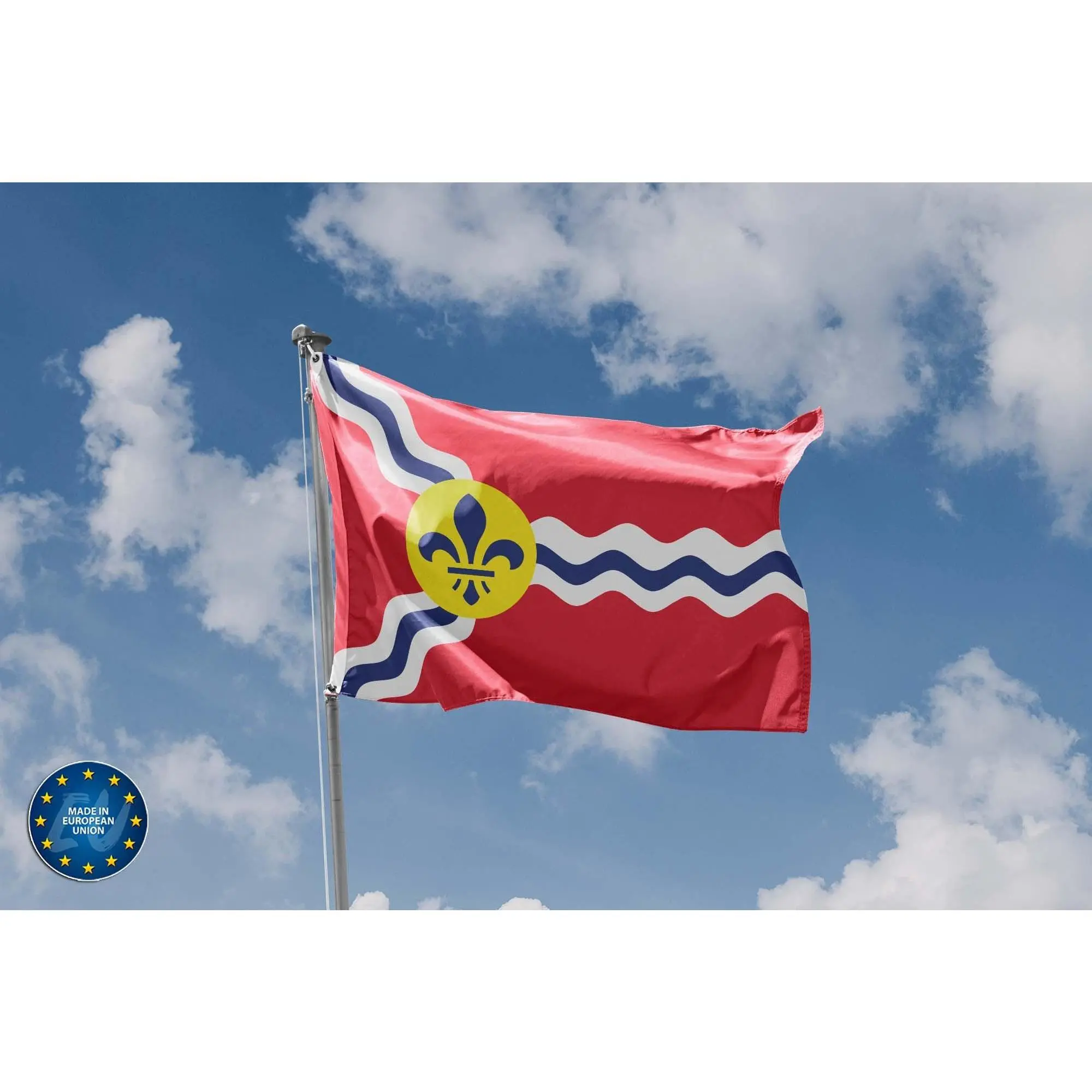 Saint Louis City Flag | Unique Design Print | High Quality Materials | 5 Sizes | Made in EU