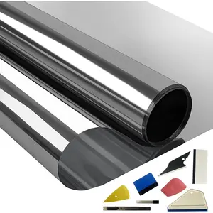 2PLY  Carbon 15% VLT Window Tint Film for  20" X 100FT & 8 count Installation Tools Kit,Heat & UV Block and Scratch Resistant,  Side & Rear  Windows Tint