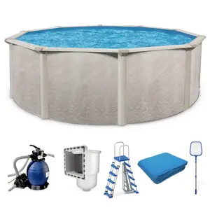 Aquarian Phoenix 18' x 52" Above Ground Swimming Pool w/Pump, Ladder & Hardware