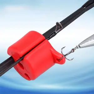 Silicone Fishing Rod Holder, 2 Counts/set Portable Durable Fishing Rod Holder, Fishing Accessories for Outdoor Fishing