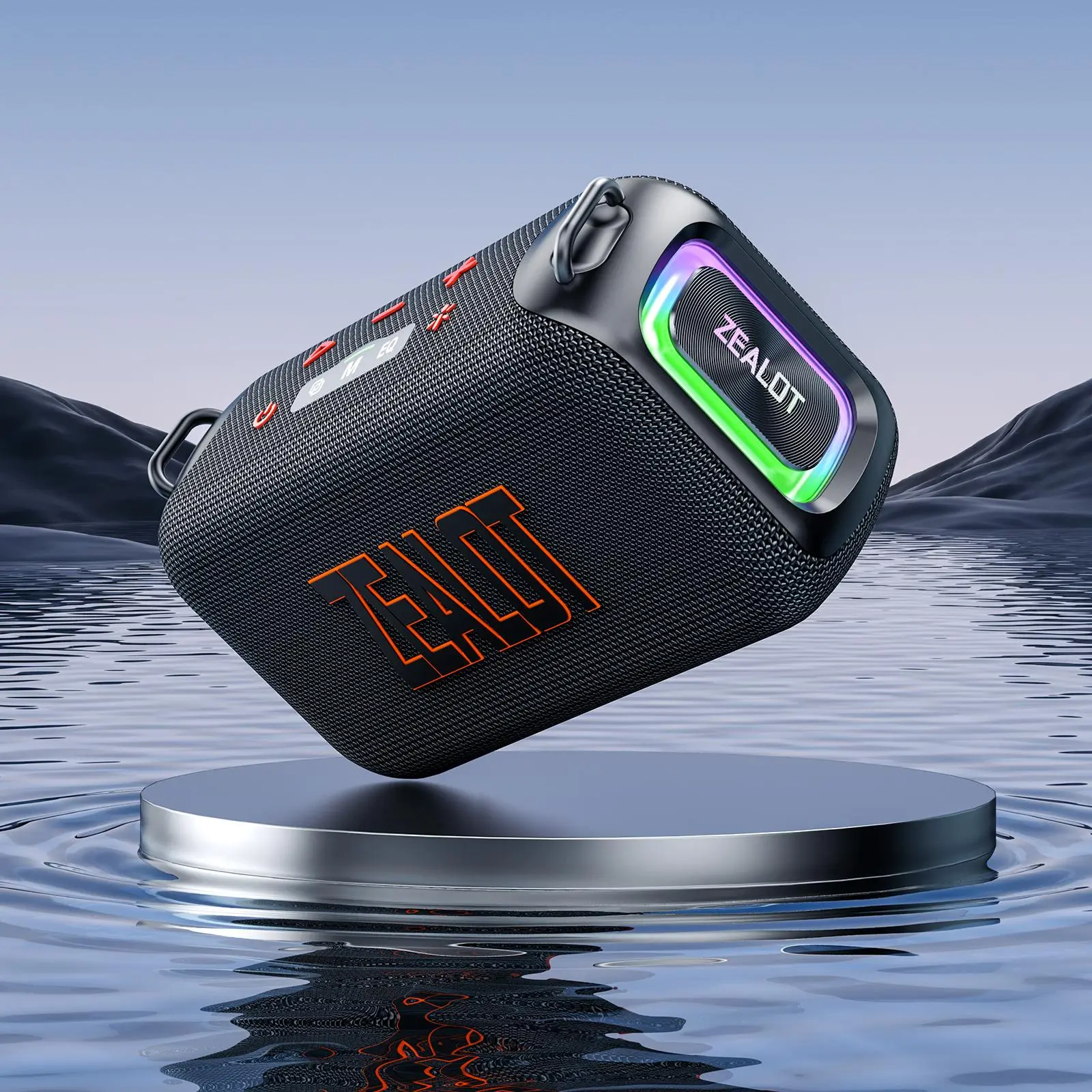 ZEALOT S85 Wireless Speaker, USB Rechargeable 50W Waterproof Desktop Stereo Speaker with Subwoofer Enhancement, USB Port PC Music Player, Smart Phone/Tablet, Audio