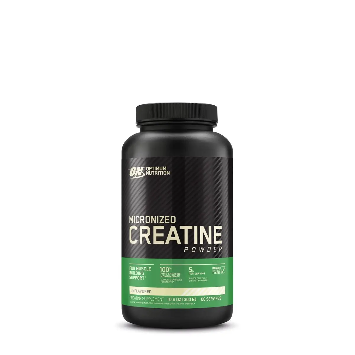Optimum Nutrition Micronized Creatine Monohydrate Powder, Unflavored, Keto Friendly, 60 Servings (Packaging May Vary) Supplement Healthcare Dietary Fi