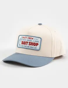 SALTY CREW  Mens Bait Shop Snapback Hat, Blue Combo