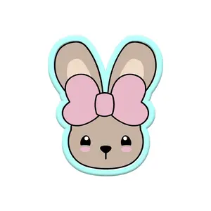 Bunny With Bow Cookie Cutters