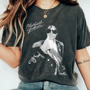 Michael King Of Pop Comfort Color Shirt, Michael J Shirt, King Of Pop Shirt, Retro Vintage Tee