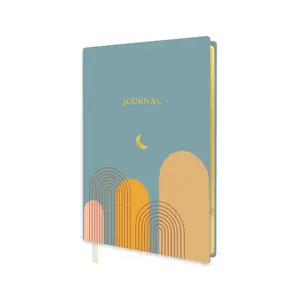 Softcover Journals - A5-5.8" x 8.3" - Lay-Flat Binding - Faux Leather Softcover - 135 Lined Pages - 120 gsm Ivory Paper Journal Notebook Office Stationery