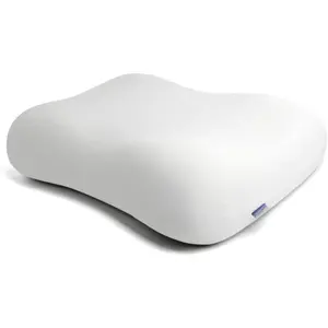 Deep Sleep Pillow, Patented Ergonomic Contour Design for Side & Back Sleepers, Orthopedic Cervical Shape Gently Cradles Head & Provides Neck Support & Shoulder Pain Relief - Calm Grey