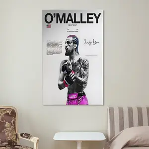 Sean O'Malley poster, UFC wall decoration, MMA digital poster, UFC bantamweight champion, UFC men's gift, sports poster, gym decoration, poster gift