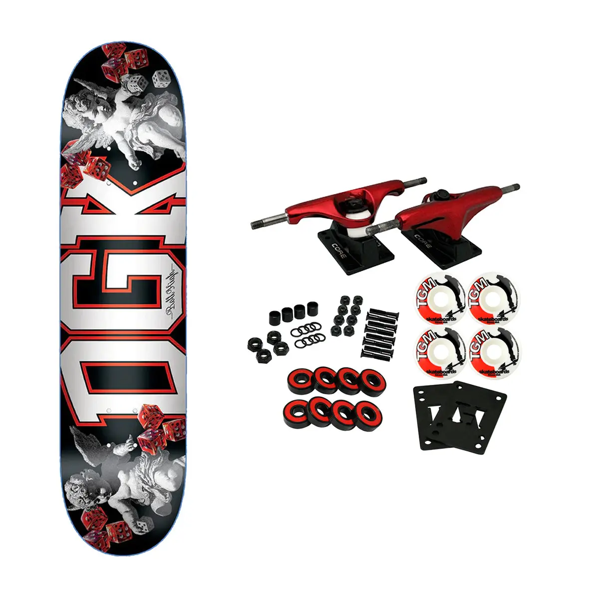 DGK Skateboard Complete Roll High 8.38" x 32.215"