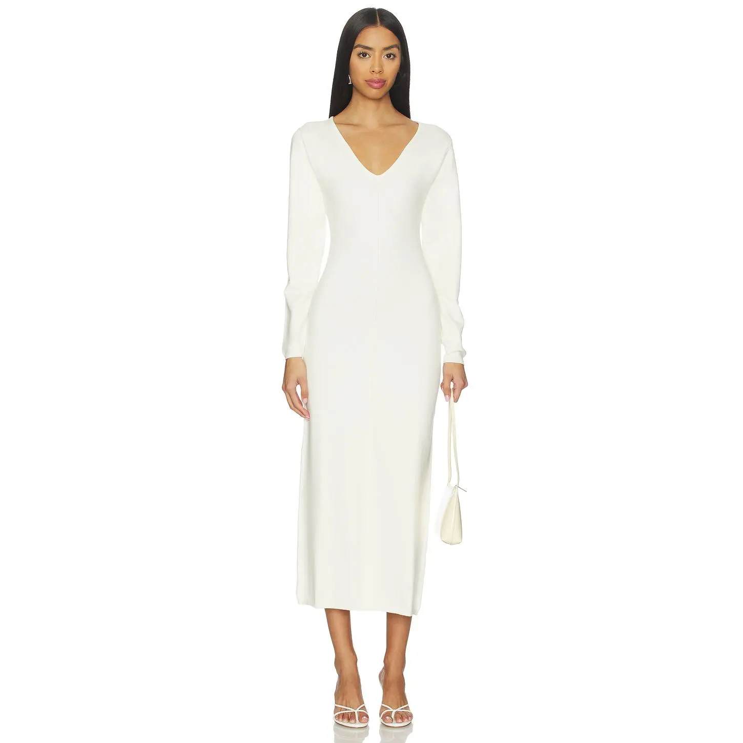 L'Academie Yaslin Midi Dress in Ivory