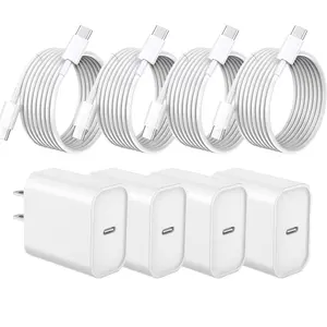 Fast iPhone  17 Charger Fast Charging, 2Pack 20W USB C Fast Charger Block with 6FT Long USB C to C Cable for iPhone 17/16/16 ProMax/15 Plus/15 Pro, iPad 10/Mini 6/Air 4/5/Pro 12.9/11