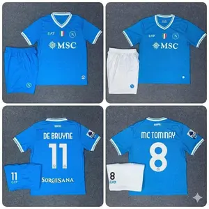 Napoli 2025/2026 Soccer Jersey Set – Thai Mesh Polyester Football Kit | Breathable Match Style Uniform