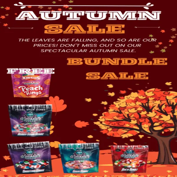 Freeze Dried Candy Autumn Bundle + New Chamoy Candy for free- Sweet, Sour, Crunchy, tangy