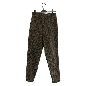 Pre-owned FENDI Cotton Small Leather Goods Polyester Pants