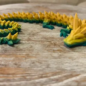 15.5 inch flexible Cinderwing Crystal dragons in multi colors.