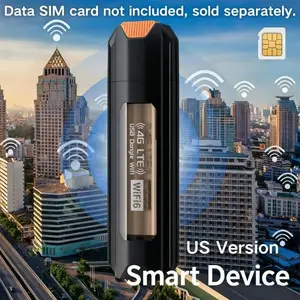 Joytutus Summervibes【Requires a separately purchased data‑only SIM card】 4G LTE WiFi Smart Device 150Mbps USB Modem Unlocked Portable Car WiFi Adapter for Desktop PC Notebook TV Black Wireless Dongle Device