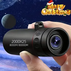 2000x25 Magnification Telescope, Portable Monocular Telescope for Camping,  Traveling, Concerts, Fishing, Single Camping, Bike Tour, Luxury Camping, Boyfriend Birthday Gift, Unique Winter Gift, Christmas Gift