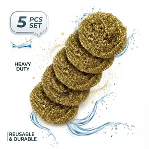 5 Pcs Copper Wire Cleaning Ball Set