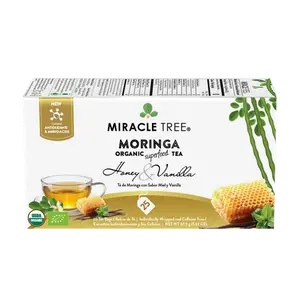Organic Moringa Tea - Honey & Vanilla - Caffeine-Free Herbal Tea