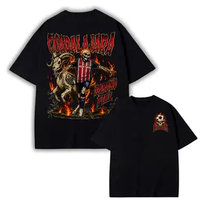 Guadalajara Chivas T-Shirt, Liga MX Mexican Soccer Shirt, Rebaño Fiel Graphic Tee, Goat Skeleton Football Fan Shirt, Dark Streetwear Chivas Apparel For Men Women