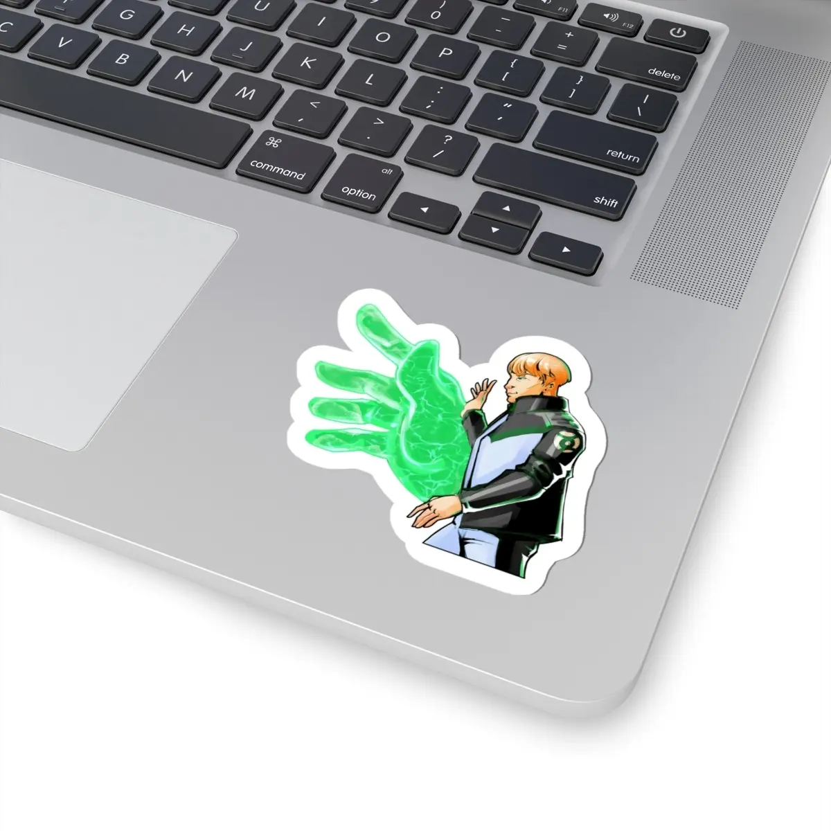 Cool Guy Green Sticker Superhero Movie, Superhero Fans Decorative Sticker