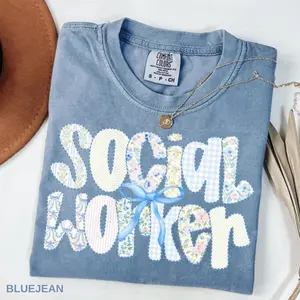 Comfort Colors Social Worker Gifts, Social Worker TShirt, Gift For Social Worker, School Counselor, Therapist T-Shirt, MSW LSW Social Worker