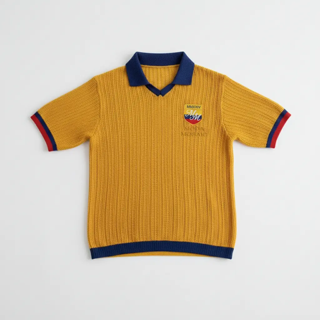 Colombia Knitted Soccer Jersey - Azul 93 Colombia Knitted Soccer Jersey - Azul 93