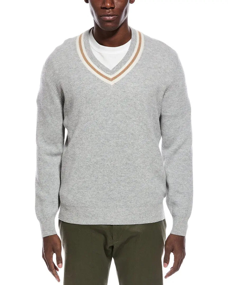 Brunello Cucinelli Cashmere V-Neck Sweater