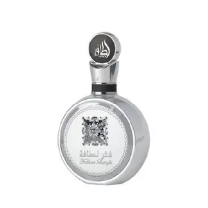 Lattafa Pride Fakhar Platin EDP 3.4 oz - Premium Fragrance Bottle with Distinct Design Elements