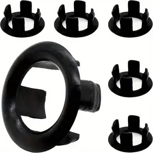 2-4pcs Bathroom Sink Overflow Covers Trim Ring Cap, Round Basin Insert for Sink Hole Cover, Tub Drain Stopper Replacement, Bathroom Accessories