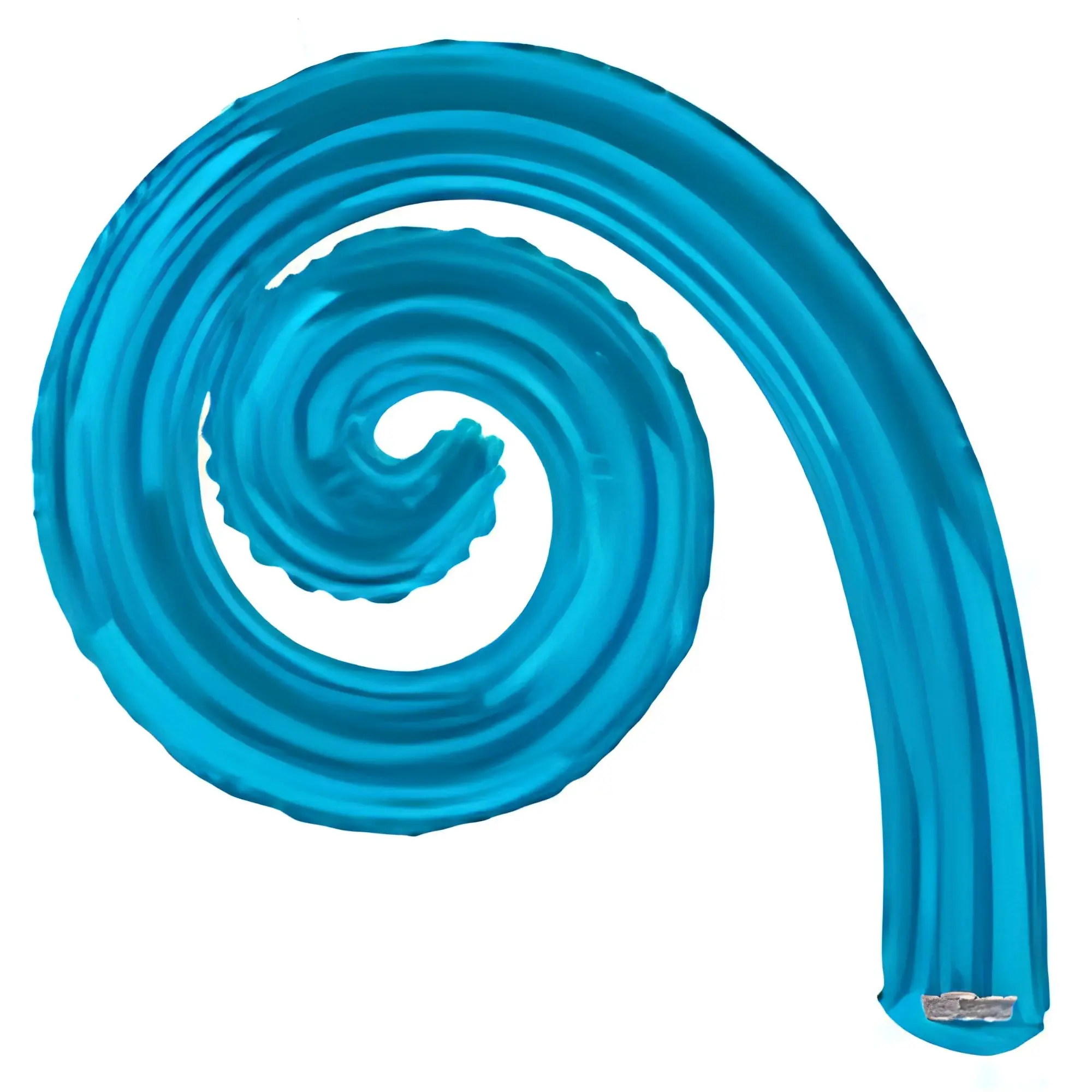Metallic Blue 5-Pack 14" Kurly Spiral Foil Balloons for Festive & Party Home Decor