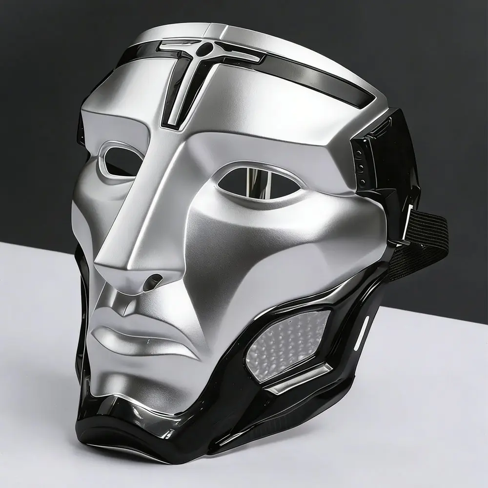 Cosplay Mask Party Cross Raven Mask Mystery Mask, Perfect for Halloween Costumes & Spooky Themed Events, Unique Mask Designs for Event Entertainment, Cyberpunk Mask, Party Accessory, Party Props