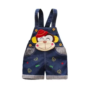 New[Baby Boys Monkey Overalls] Spring Summer Autumn Baby Boys Monkey Bear Pattern Bib Pants Overalls |     Baby Clothes