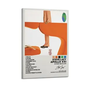 Apollo XXI-Steve Lacy Poster for Bedroom Aesthetic Canvas Wall Art Living Room Posters Painting Picture Print Modern Family Decor Artist Bathroom Poster