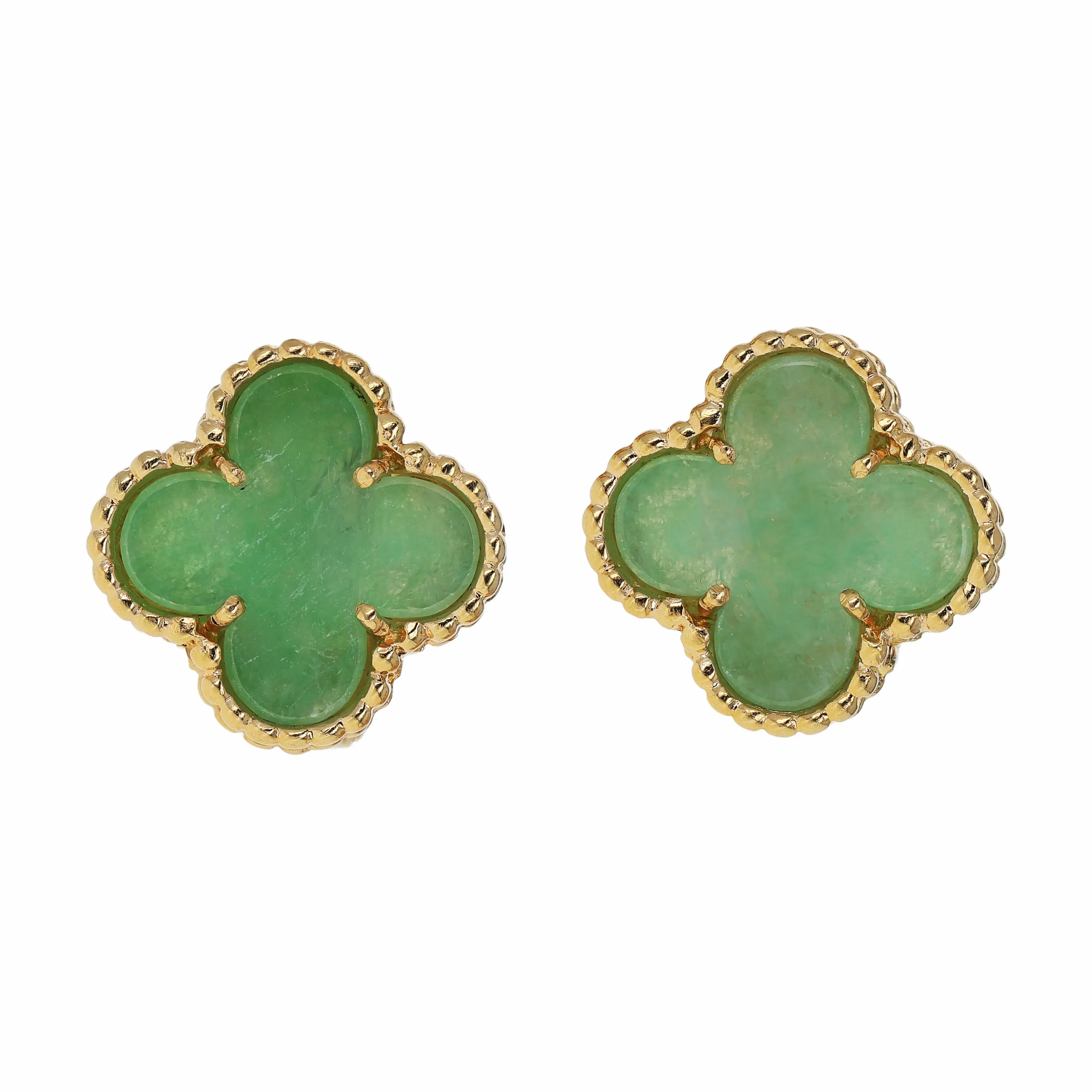 Pre-owned Van Cleef & Arpels Vintage Alhambra Stud Earrings