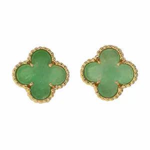 Pre-owned Van Cleef & Arpels Vintage Alhambra Stud Earrings
