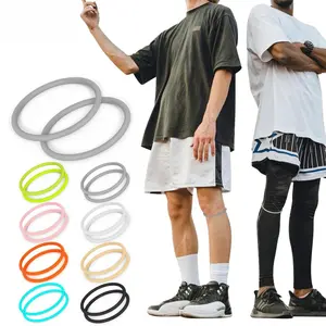 Silicone Patellar Tendon Support Straps, Patellar Belt, 2pcs Breathable Knee Bands for Basketball, Running & Sports - Universal Stabilizing Patella Brace for Men & Women, Patellabands