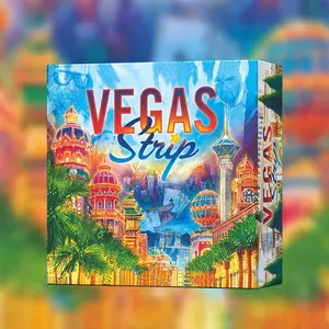 Las Vegas Strip Board Game Cards, Multi-Player Party Game, Fun Casino-Themed Card Games, Perfect for Group Entertainment