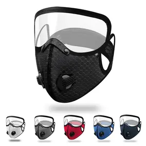 Carbon Filter Dust Mask Breathable | Reusable Detachable Adjustable | For Running Workout Motorcycle Gardening