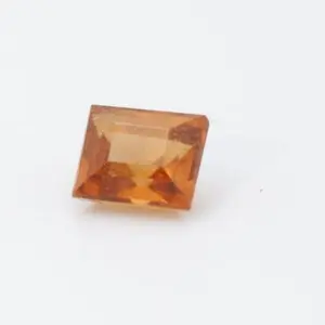 1.2ct Orange Citrine VVS Asscher Shape (5.9x5.3x3.9 mm) Unheated gemstone from Sri Lanka