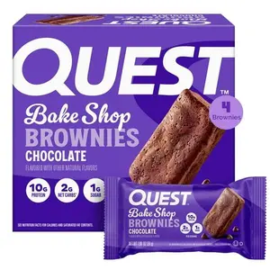 Quest Bake Shop Brownies, Chocolate Flavor, 10g Protein, 4 Count