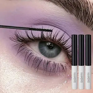 3 Pack Mascara Black Set Makeup Sunflower Effects With Fine Brush Head Waterproof Long Lasting Thin Curl And Thick Stretched Eyelashes Cosmetic