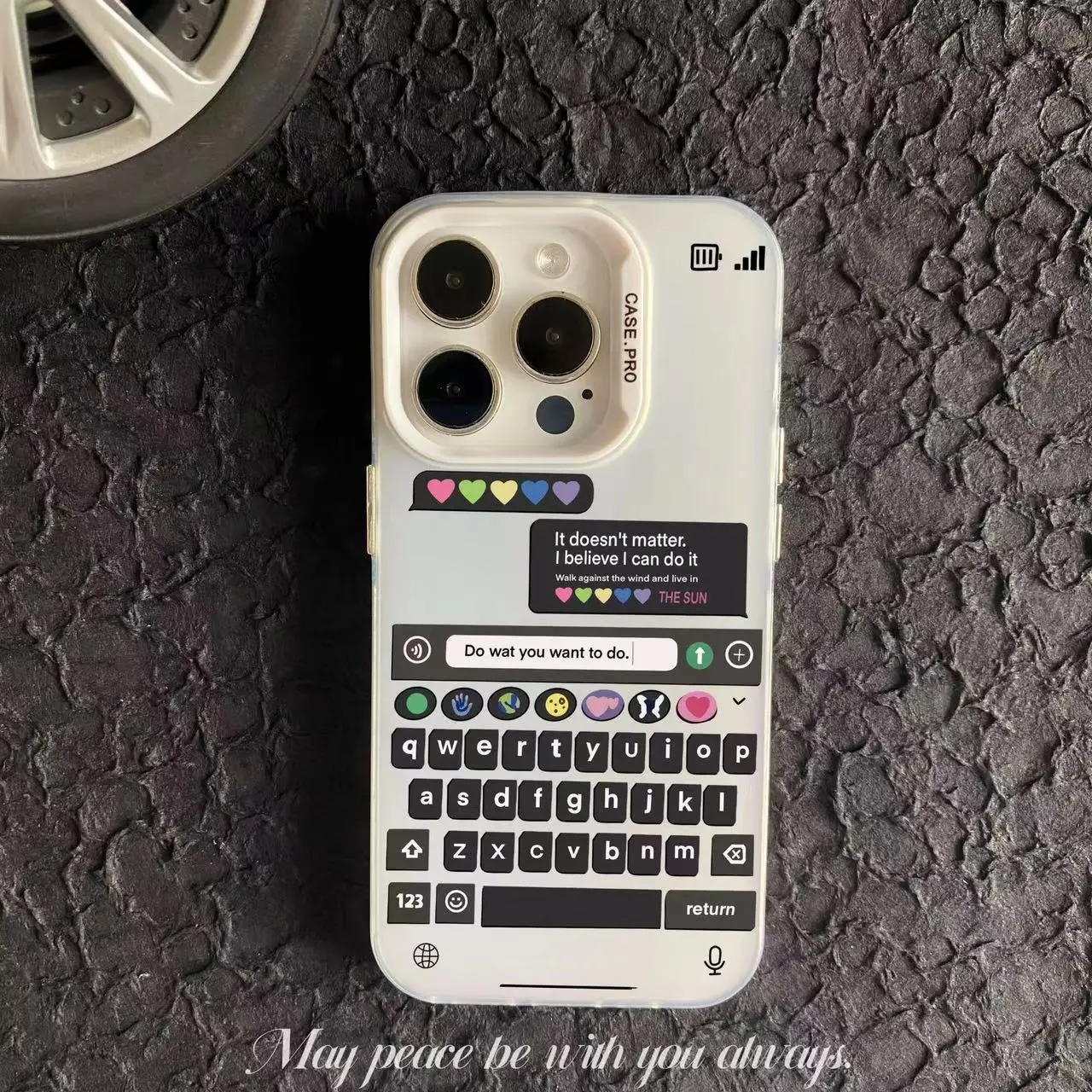 Unique Keyboard Case for iPhone 15 Pro, 16 Plus, Apple 14 Pro Max, Trendy 13, Fashionable 12