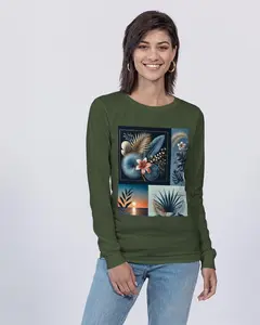 Sunset Serenity Unisex Jersey Long Sleeve Tee | Bella + Canvas Womenswear Tops Streetwear Casual