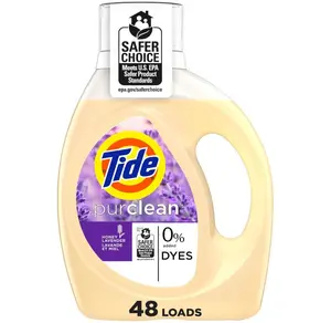 Tide Purclean Liquid Laundry Detergent, 63 fl oz, 48 Loads