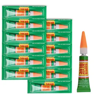 Super Glue, All Purpose Superglue, Quick-drying Cyanoacrylate Glue, Strong Instant Bond, Strong Adhesive Glue for Wood, Rubber, Leather, Plastic, Metal, DIY Crafts